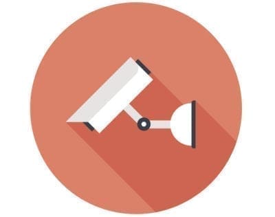 Surveillance camera icon