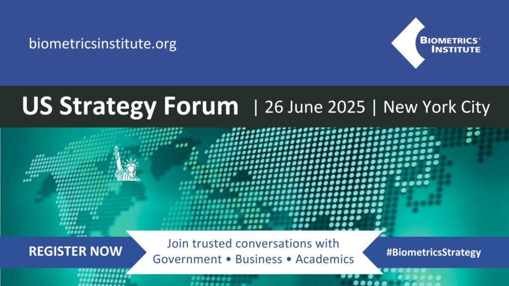 Biometrics Institute US Strategy Forum 2025 Banner image