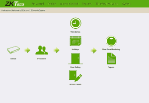 ZKTeco V3.5 software