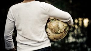 public-domain-images-free-stock-photos-woman-earth-globe-white-short-outdoors-water-reflection-1000x666